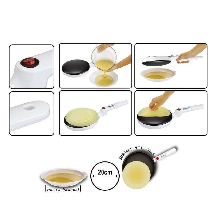 Máquina Eléctrica para Crepes
