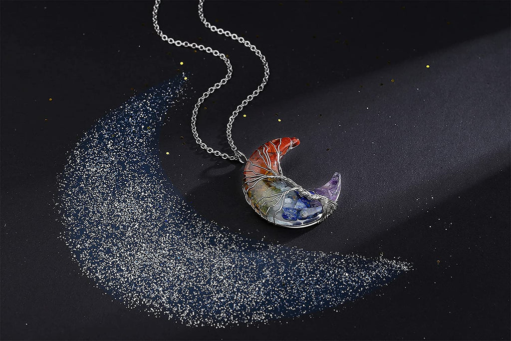 Collar del Árbol de la Vida con Media Luna