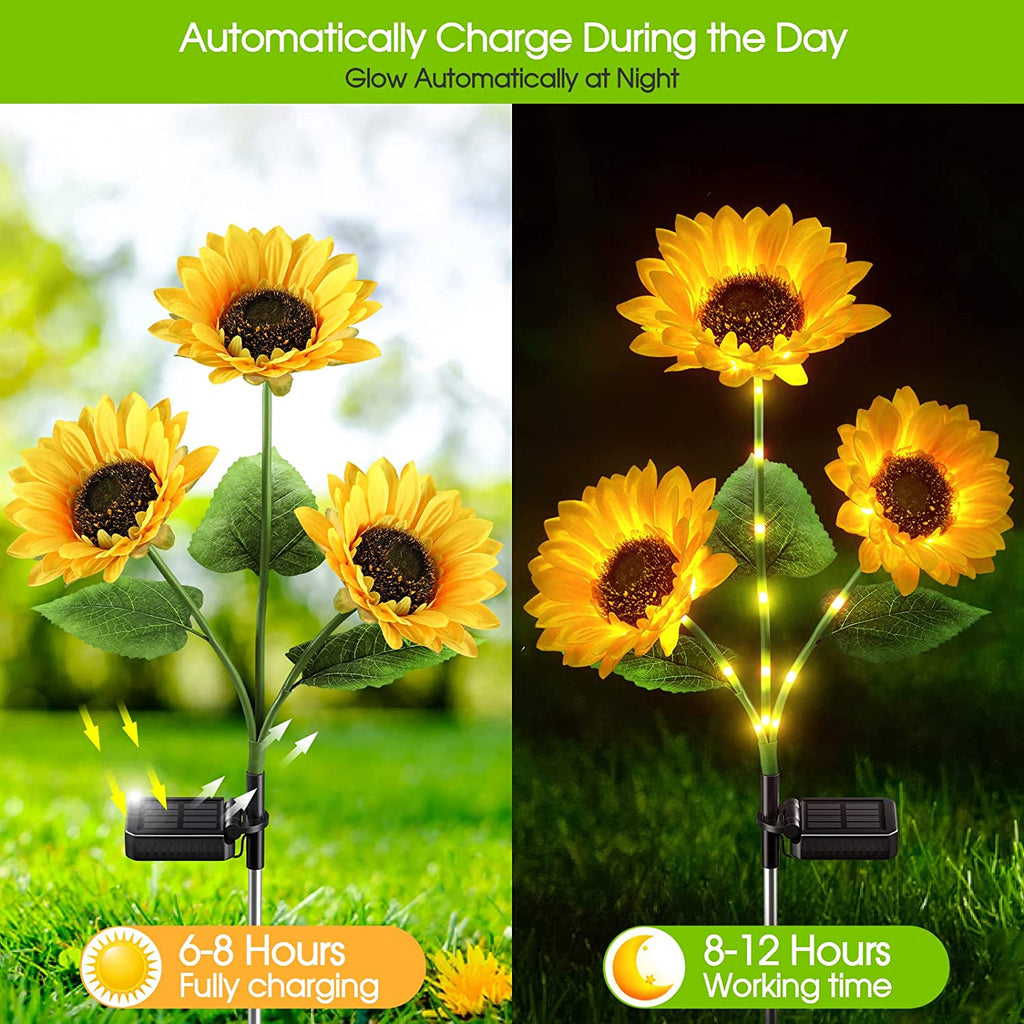 SunGlow — Lámparas de girasol solar | 50% DESCUENTO