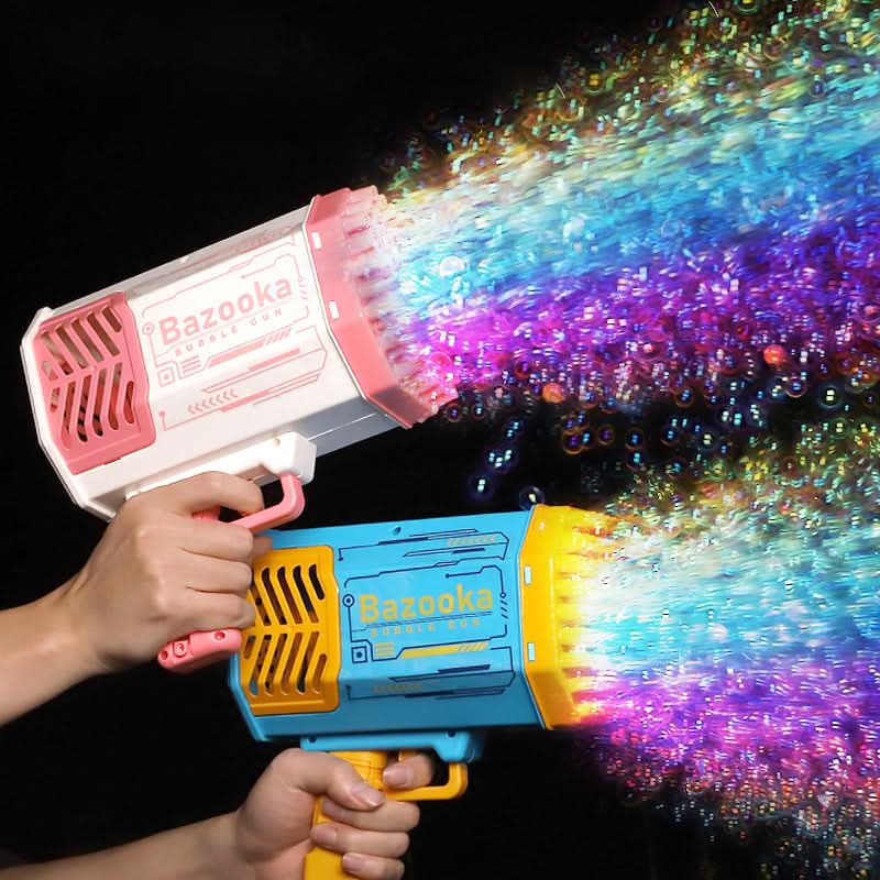 Pistola de burbujas recargable