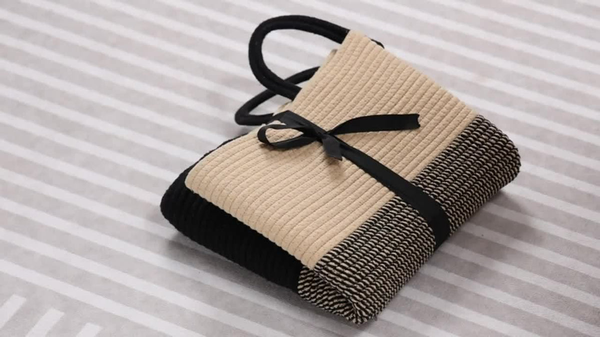 Cesta de Ropa Estilosa de Dos Tonos - Espacio para Más, Práctica y Duradera