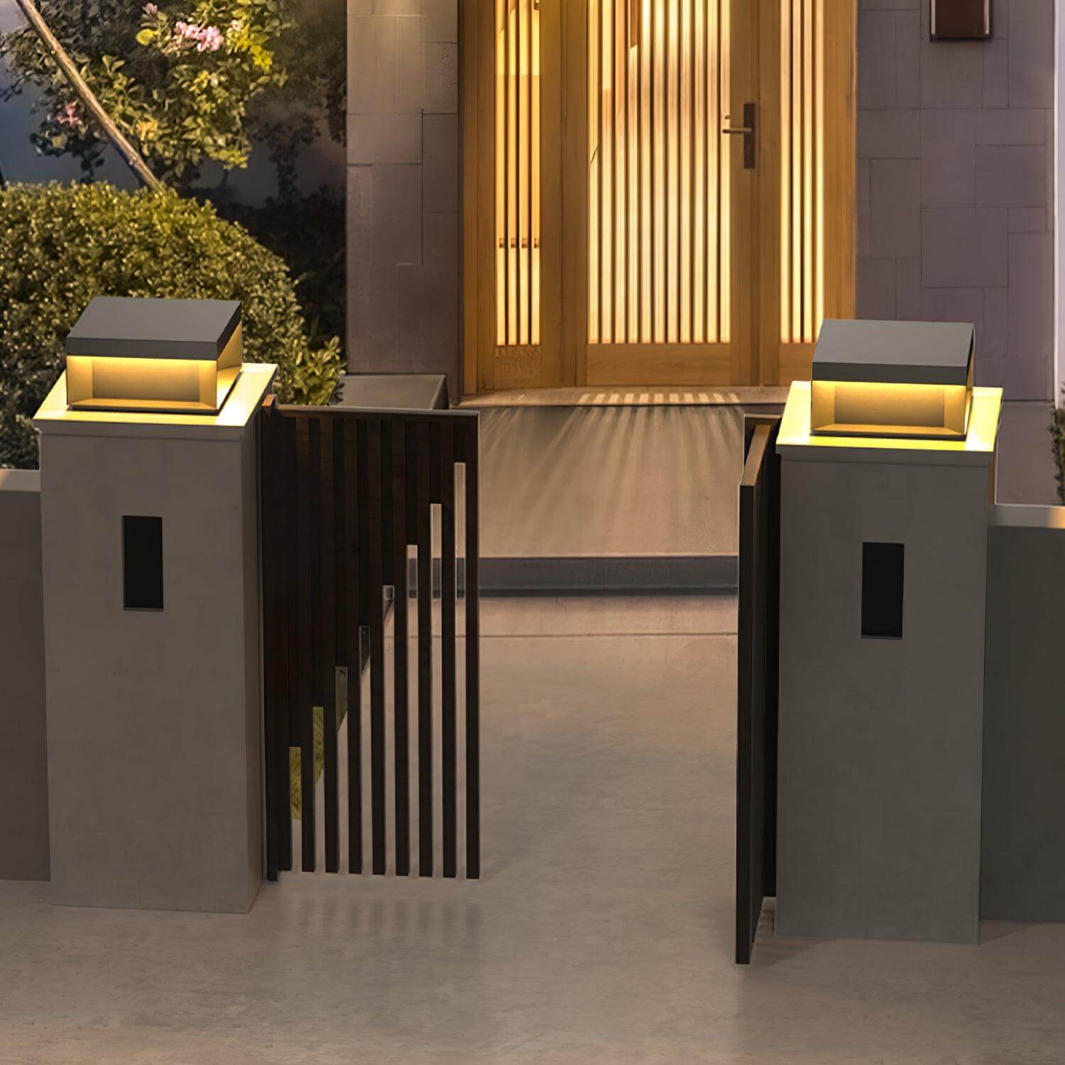 Luz Solar de Poste Exterior - Impermeable IP65