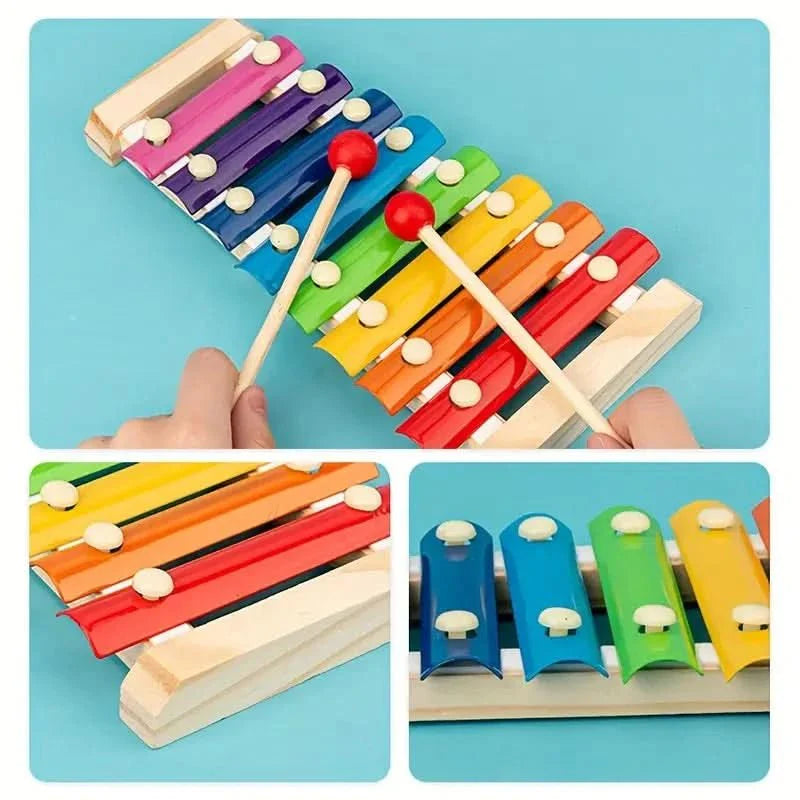 EDUQUEST 5-en-1 Ensemble Montessori – Apprentissage créatif pour les bébés à partir de 6 mois