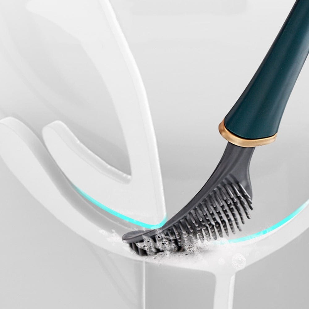 Cepillo de inodoro de silicona flexible moderno