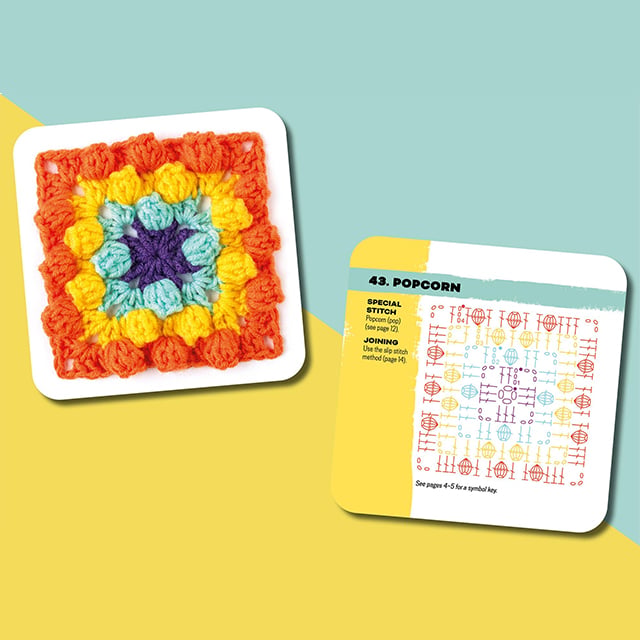 CrochetMagic - Set de Tarjetas de Granny Square | 50% DESCUENTO