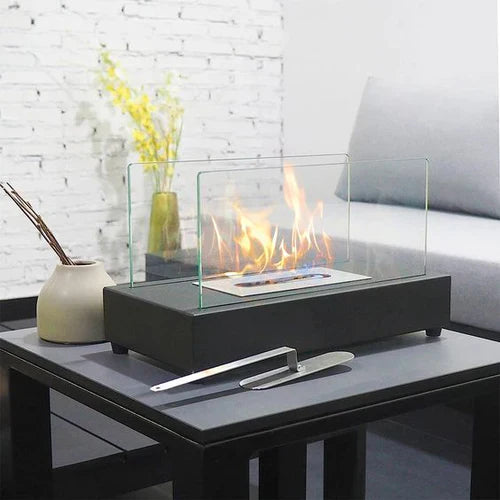 FireLuxe – Plataforma de chimenea moderna con diseño elegante para el hogar