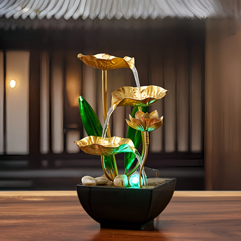 Fuente Interior Loto Sereno – Relajante y Ambiance
