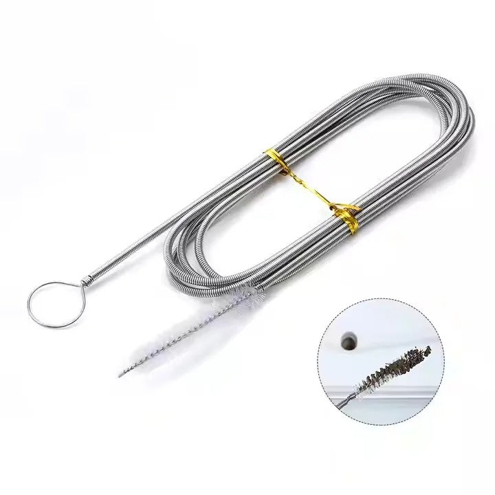 Cepillo de Limpieza Flexible para Refrigerador - Nylon y Acero Inoxidable