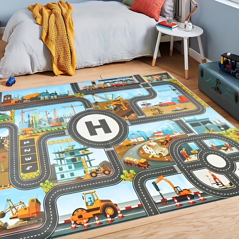 Alfombra de Juego de Construcción y Aventura – Para Pequeños Exploradores y Jugadores Creativos
