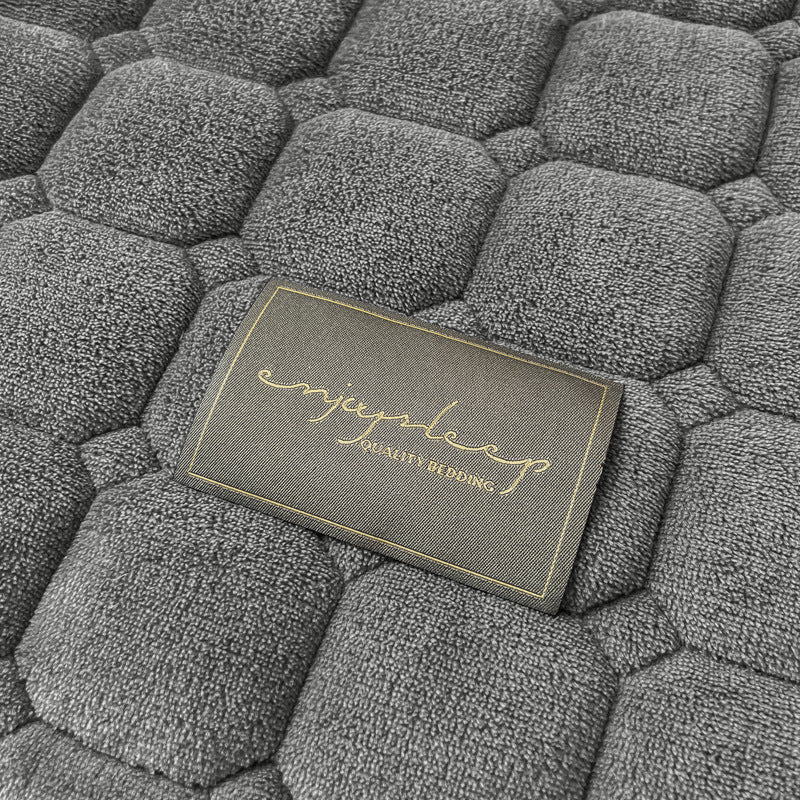 ComfiSquare - Colcha Suave de Estilo Moderno con Textura Cuadrada