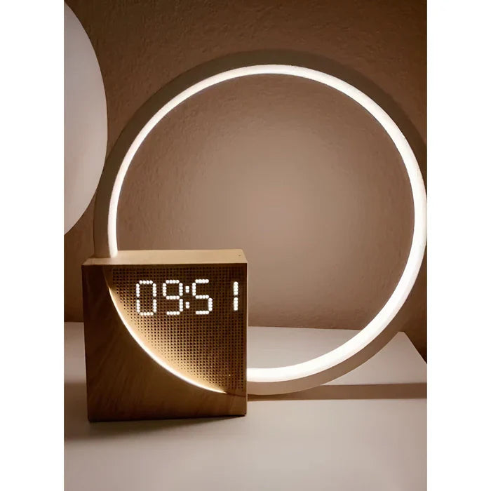 LumiWake - Reloj despertador con brillo ajustable y suave despertar