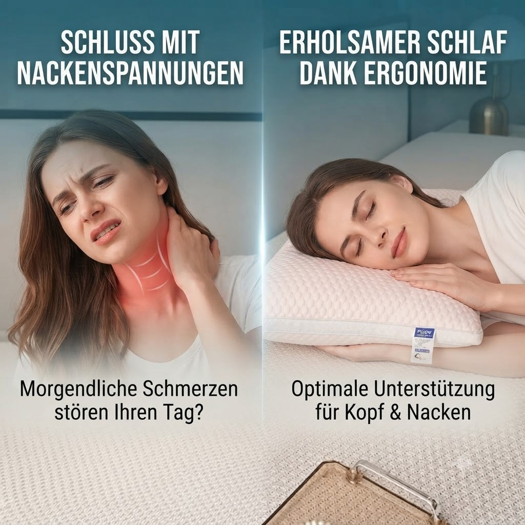 Cojín de Soporte para el Cuello Ergonómico y Transpirable