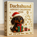 Calendario de Adviento para Perros Regalo de Navidad Conjunto de Figuras Coleccionables