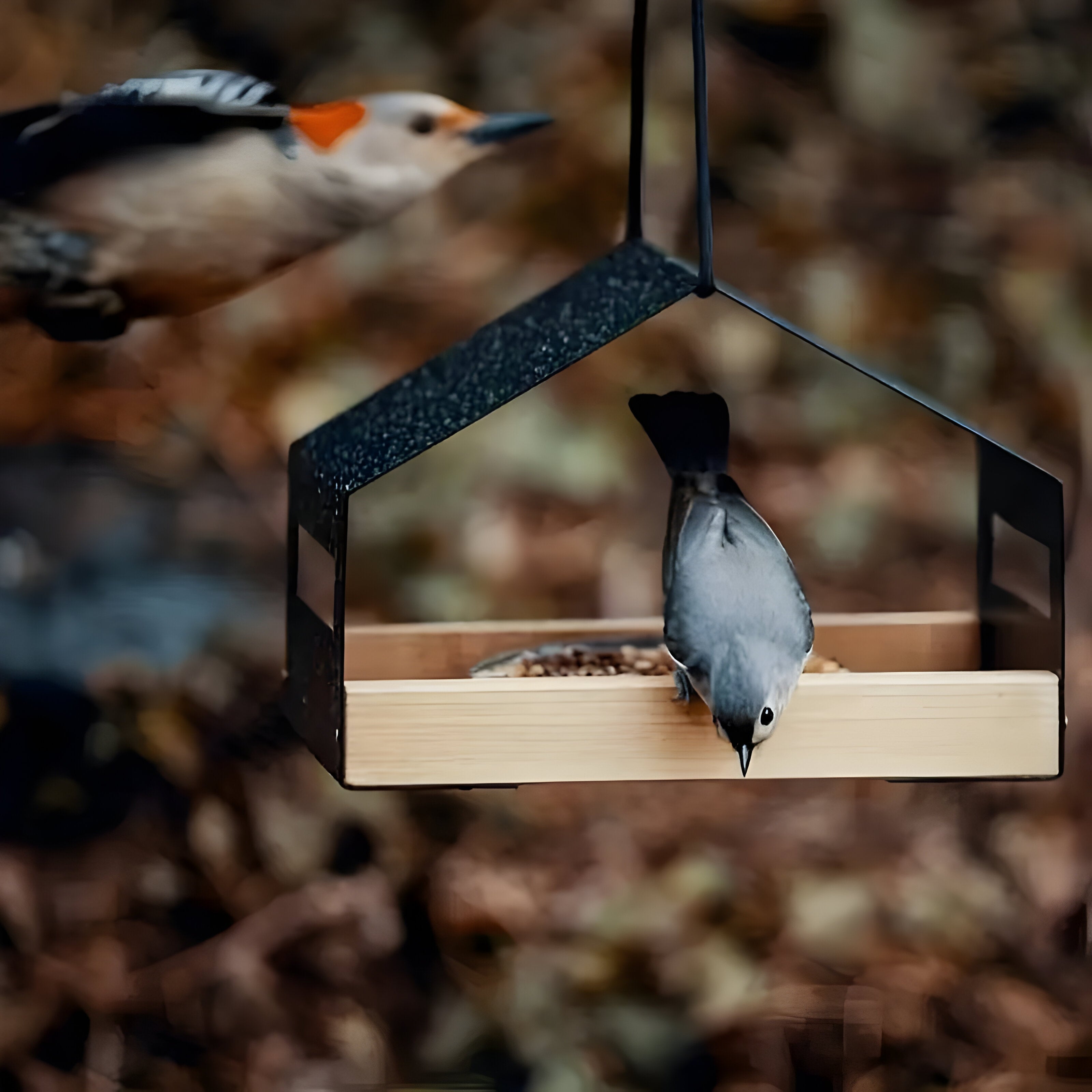 TweetWood – Casa de pájaros colgante con diseño natural para una vida de jardín vibrante