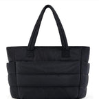 Bolso de Hombro Acolchado para Damas con Estilo Puffer