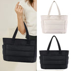 Bolso de Hombro Acolchado para Damas con Estilo Puffer