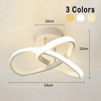 FlexiGlow Lámpara de Techo - Iluminación LED Estilosa y Ajustable