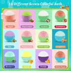 BubblyJoy | Set de bombas de baño para niños con sorpresa y mega espuma