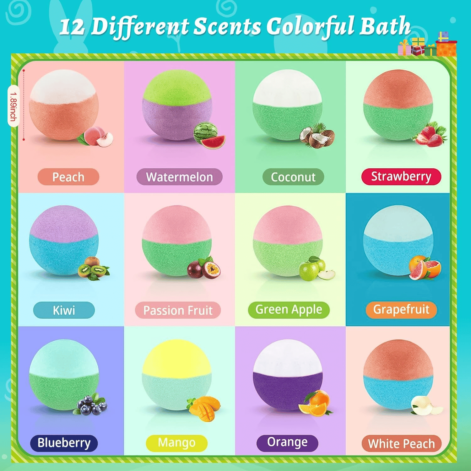 BubblyJoy | Set de bombas de baño para niños con sorpresa y mega espuma