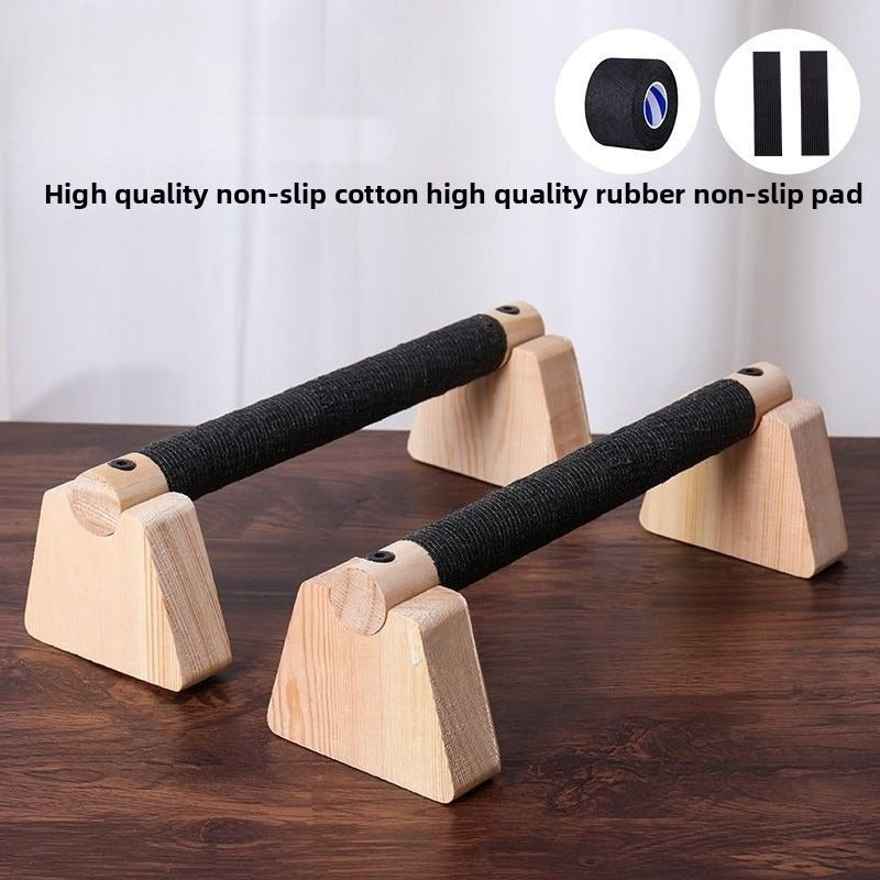 BARRAS PARELLA – Barras de Madera para Flexiones Paralelas para un Entrenamiento de Fuerza Estable en Casa