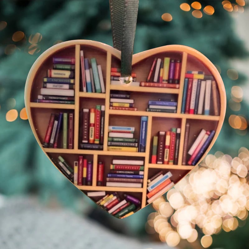 LiteraryHeart - Adorno de Corazón para Amantes de los Libros | 1+1 GRATIS