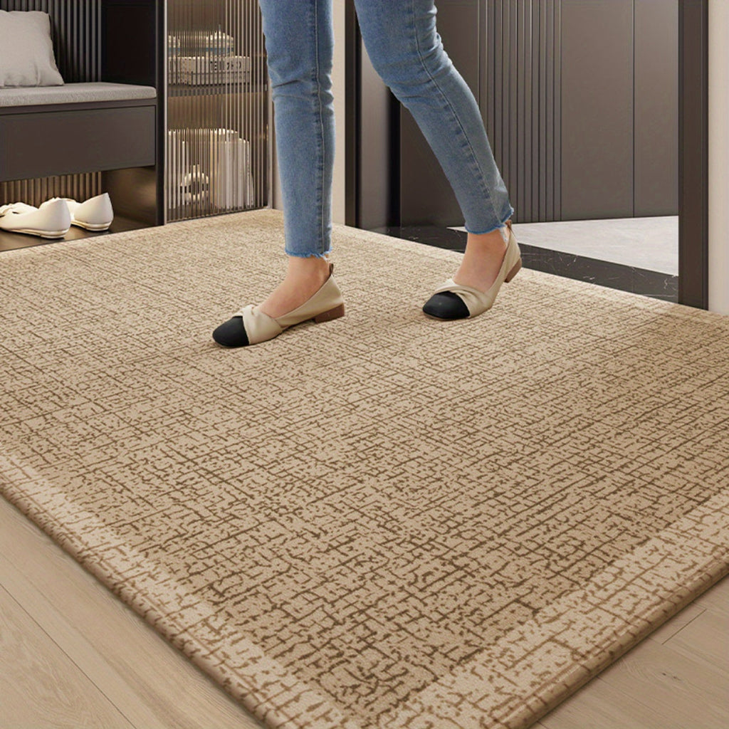 DOORCOUTURE – Alfombra de Entrada Vintage Antideslizante para Pisos Limpios y Cómodos