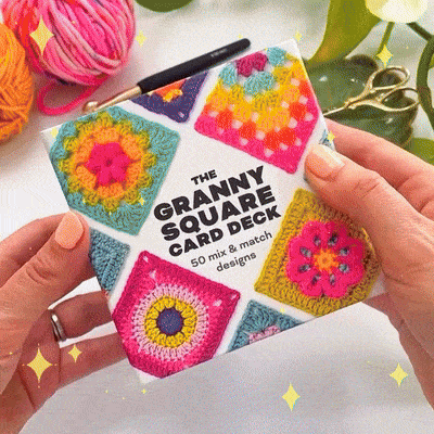 CrochetMagic - Set de Tarjetas de Granny Square | 50% DESCUENTO