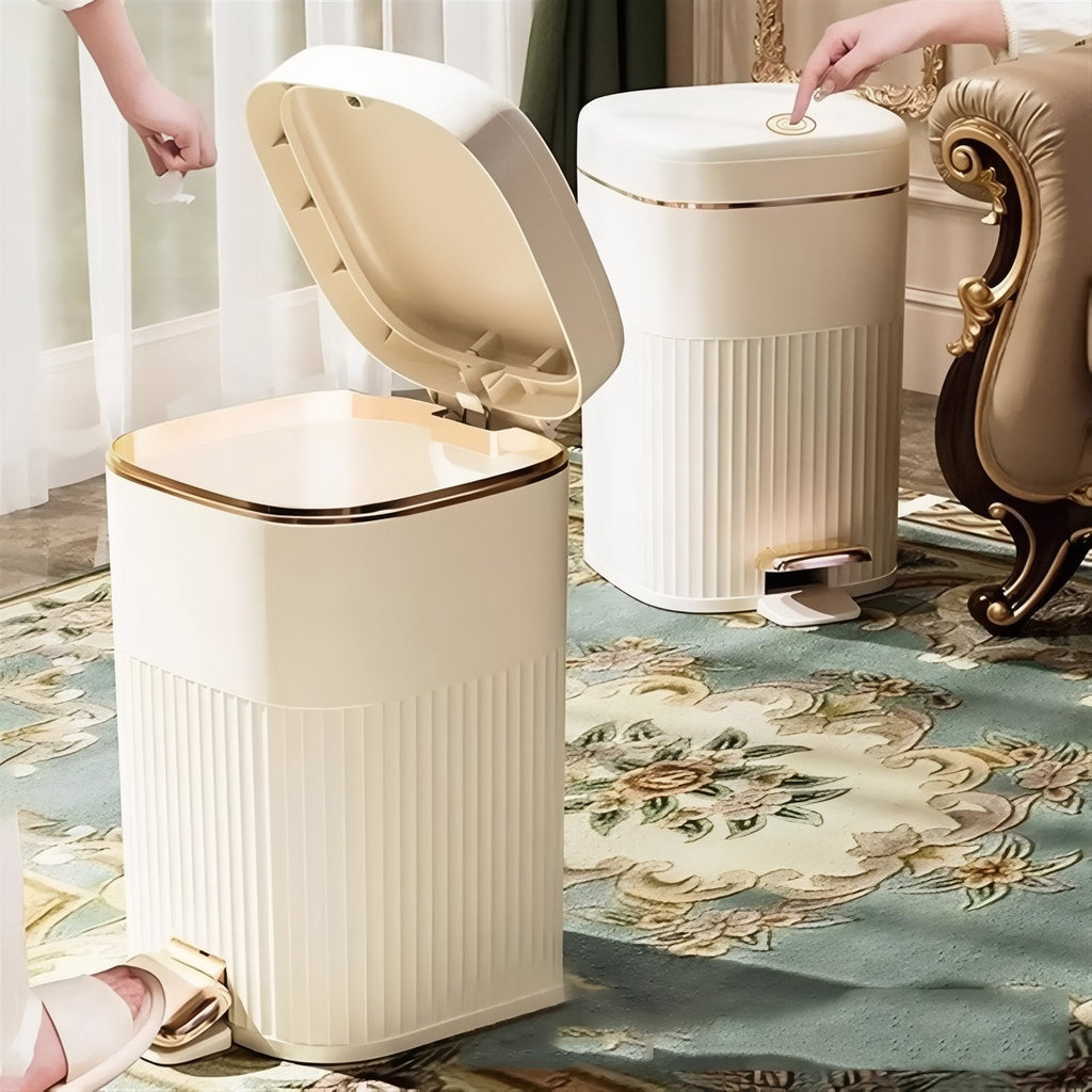 EliteBin - Papelera con diseño elegante para la eliminación sin problemas de residuos