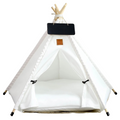 Teepee Deluxe para Mascotas en Lona para Gatos y Perros