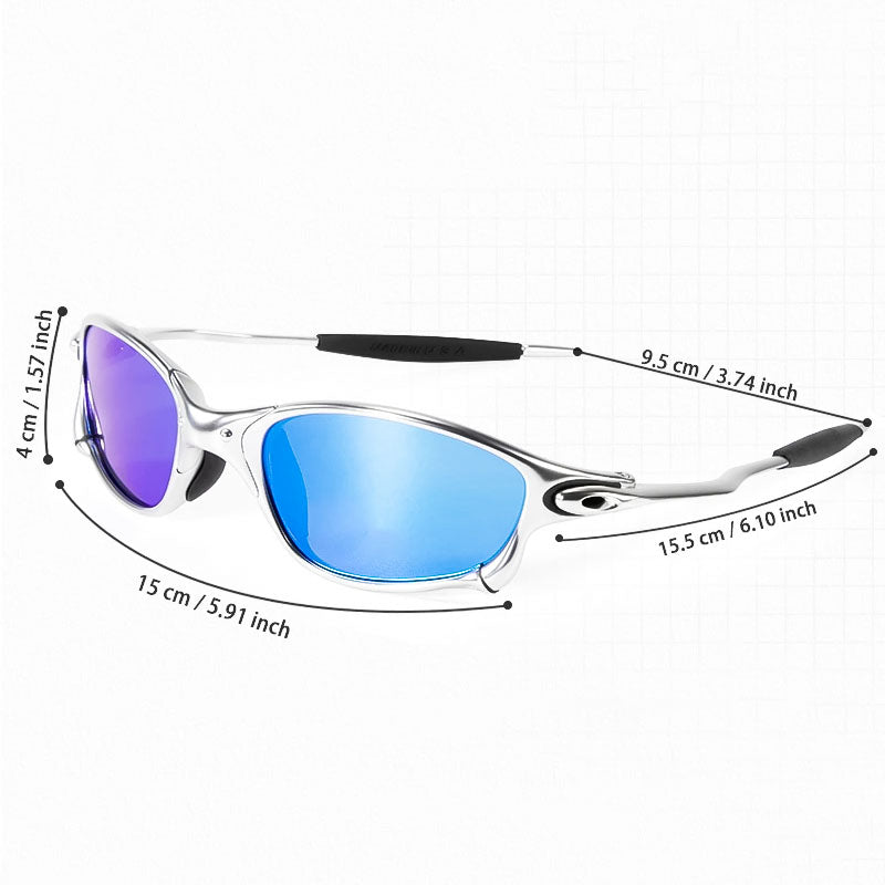 OutdoorPro Gafas de Sol Deportivas Polarizadas con Protección UV400 para Actividades al Aire Libre y Ajuste Cómodo