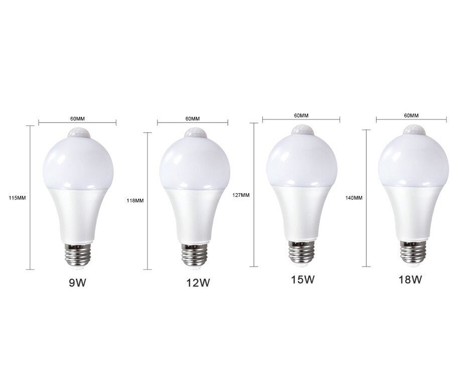 Lámpara LED con sensor de movimiento