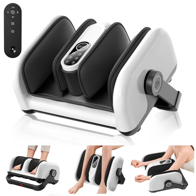 Aparato de Masaje para Pies y Piernas con Calor y Control Remoto