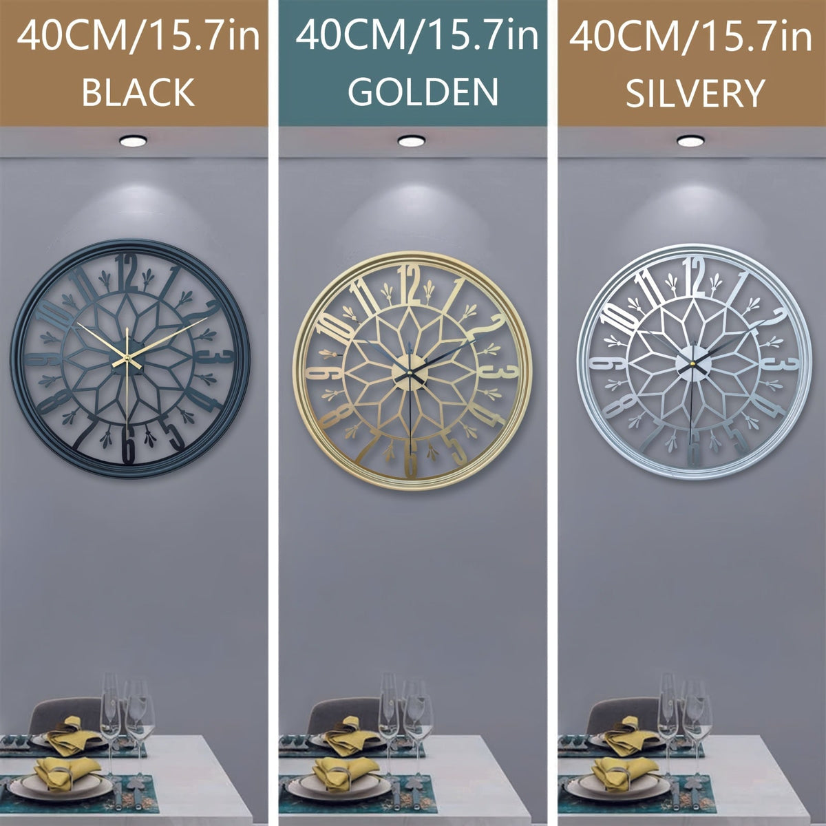 RELOJ DE PARED IRONVINTAGE – Acento Silencioso y Elegante