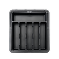 Organizador de cajón extensible y ajustable para una cocina