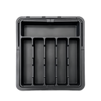 Organizador de cajón extensible y ajustable para una cocina