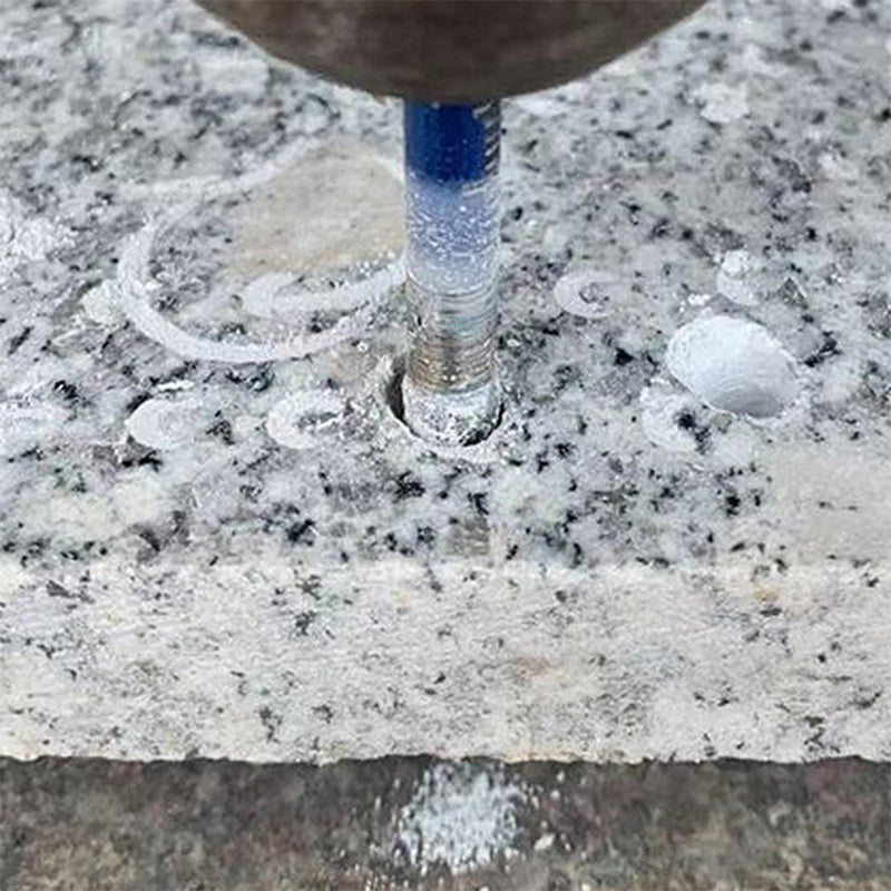 Broca de cerámica seca con cabeza de diamante para perforaciones precisas