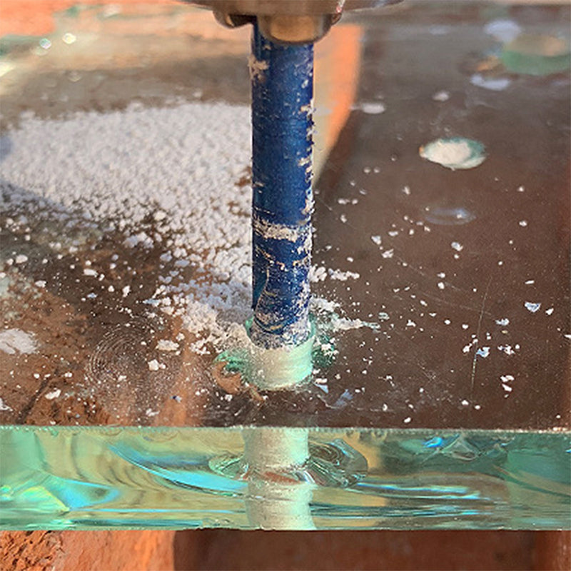 Broca de cerámica seca con cabeza de diamante para perforaciones precisas