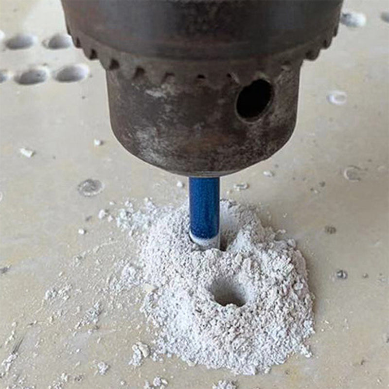 Broca de cerámica seca con cabeza de diamante para perforaciones precisas