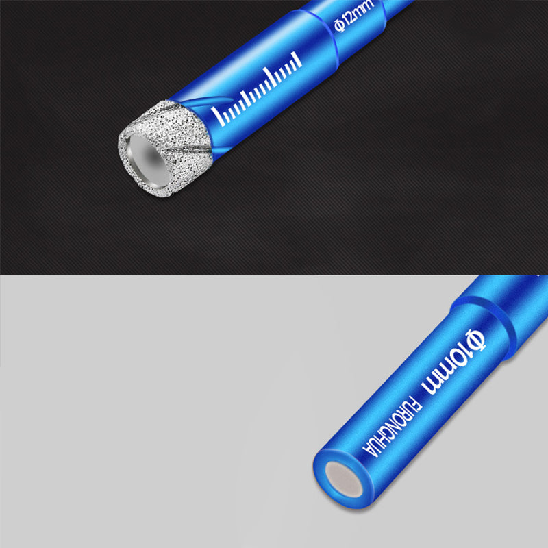 Broca de cerámica seca con cabeza de diamante para perforaciones precisas