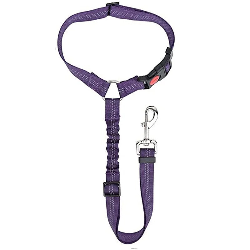 Cinturón de Seguridad para Perros en el Auto con Clip Giratorio de 360 Grados