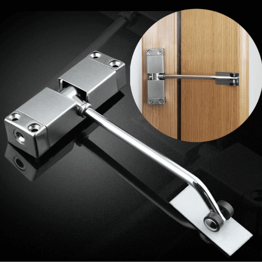 Bisagra automática ajustable de acero inoxidable