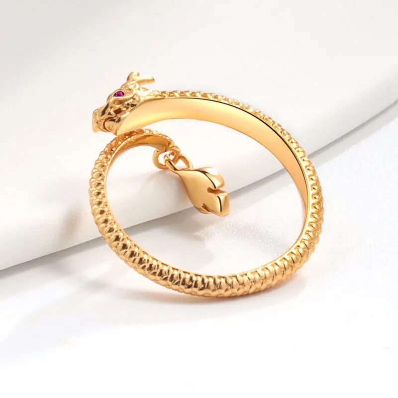 DrachenGlücksring - Desata la gracia de la suerte con este anillo de la suerte | 1+1 GRATIS