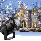 Skanto | Proyector de Navidad de Copos de Nieve Mágico – Experiencia LED para interiores y exteriores