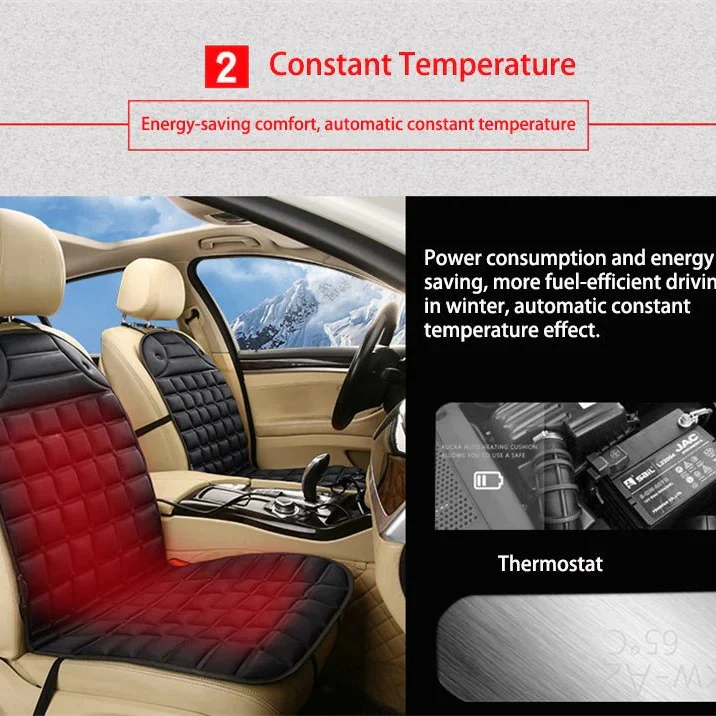 BowLift | Cojín Calentador para Asiento de Coche