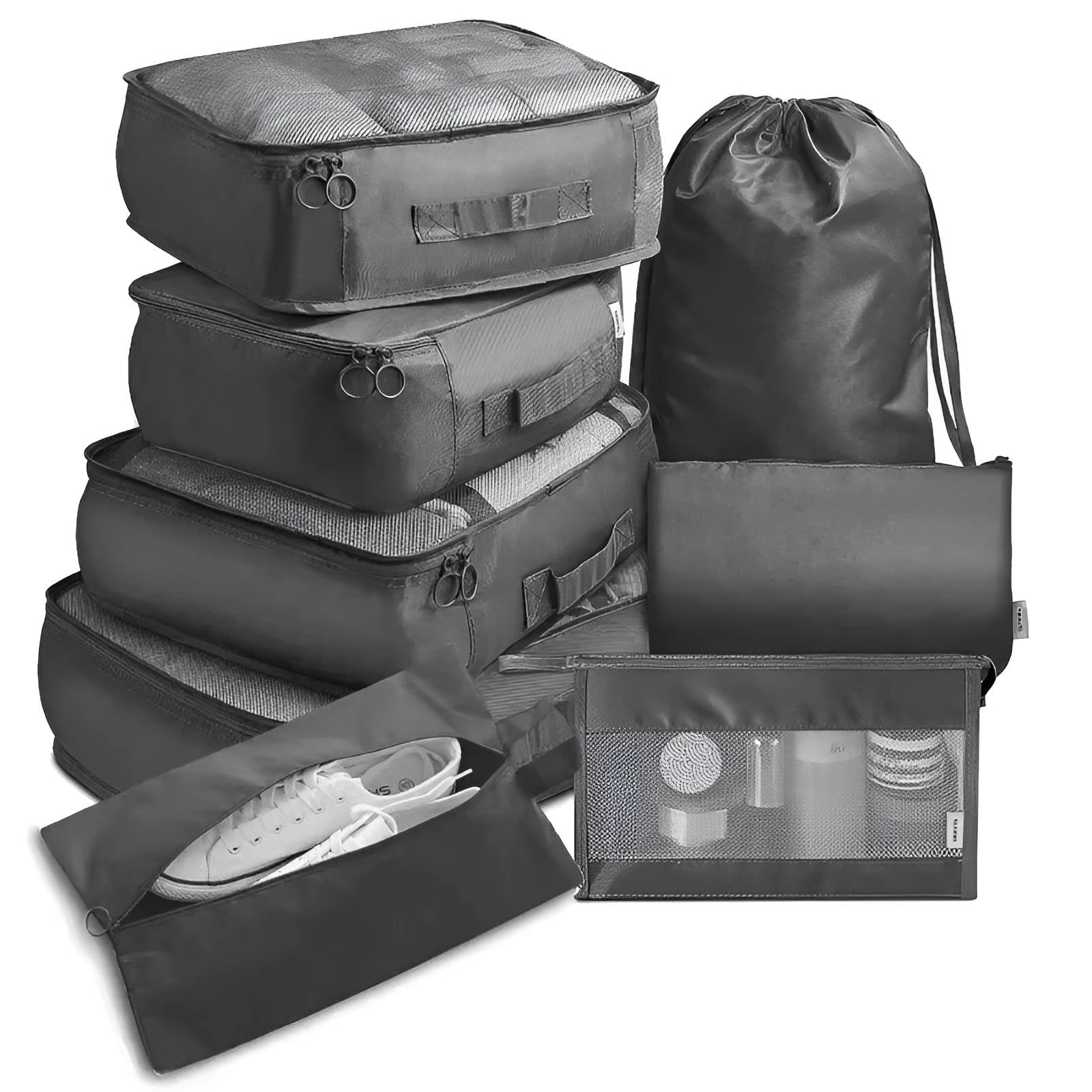 7 Set de Cubos de Empaque para Viajar