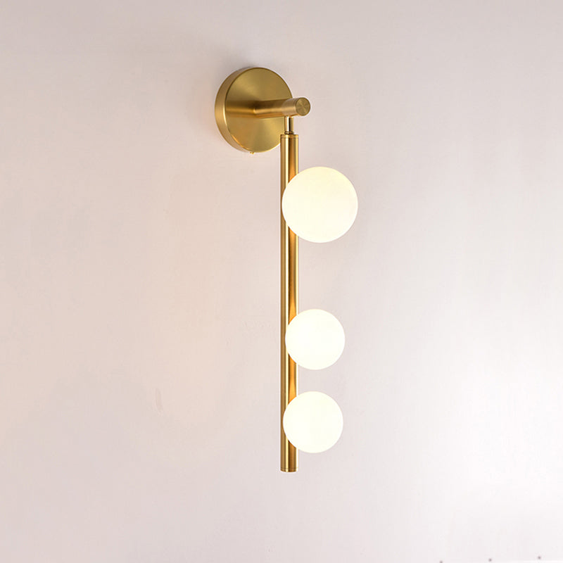 Sona | Lámpara de pared LED moderna en forma de esfera de vidrio