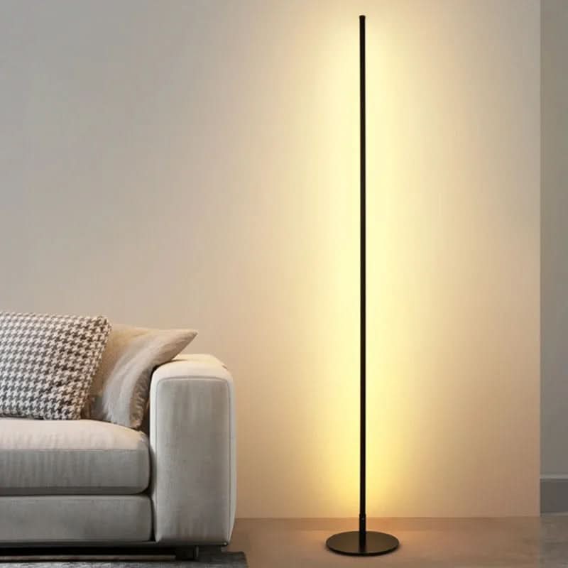 FLORGLOW Lámpara de Pie de Metal – Regulable y Elegante para Cualquier Sala de Estar