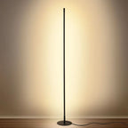 FLORGLOW Lámpara de Pie de Metal – Regulable y Elegante para Cualquier Sala de Estar