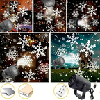 Skanto | Proyector de Navidad de Copos de Nieve Mágico – Experiencia LED para interiores y exteriores
