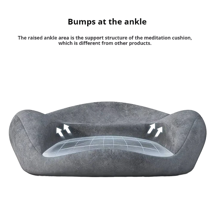 Lisslune | Cojín de Meditación Ergonómico, Soporte de Espuma con Memoria